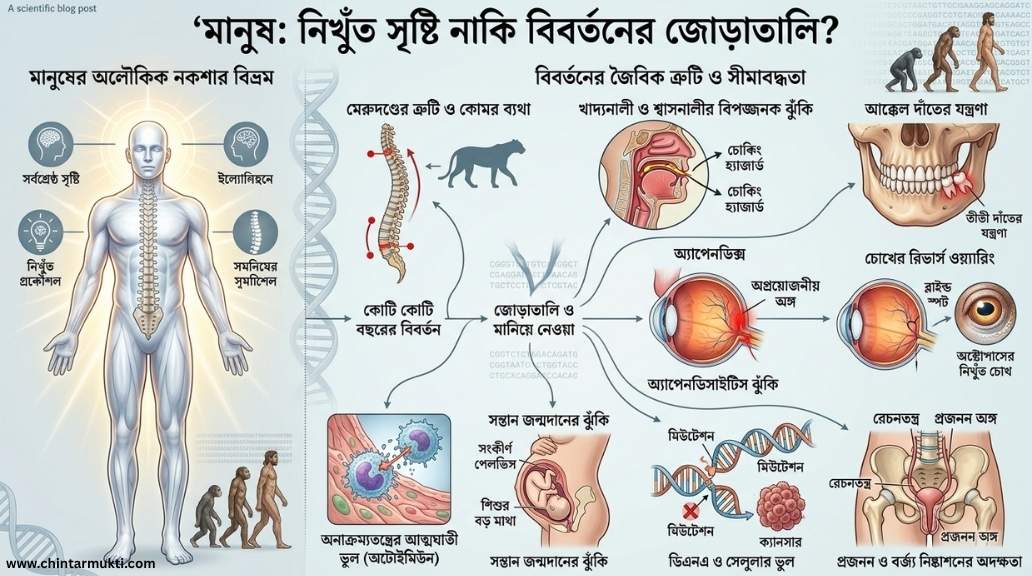 মানুষ কি আসলেই নিখুঁত সৃষ্টি?
