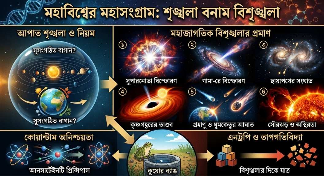 মহাবিশ্ব কি আসলেই সুশৃঙ্খলভাবে চলছে?